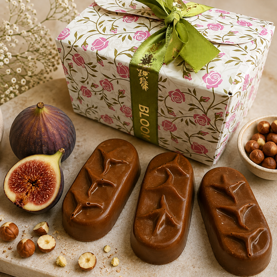 Ecuador Milk Chocolate, Fig & Hazelnut Snack Bites