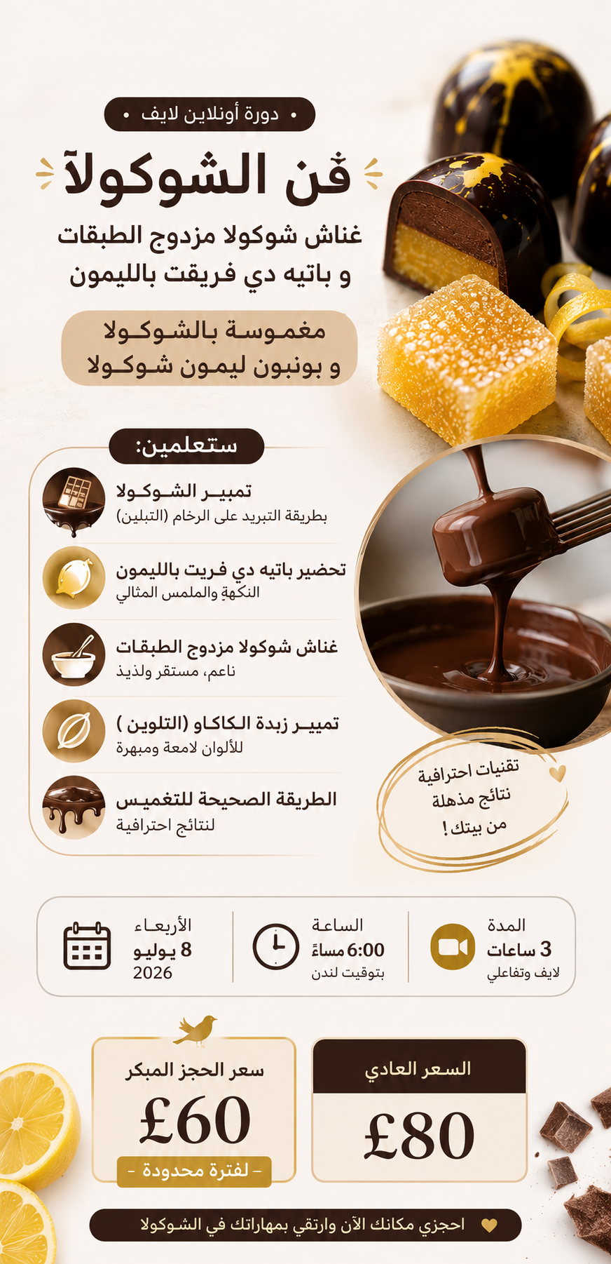Zoom Beginners Chocolate Workshop