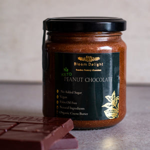 No-Added Sugar Vegan Keto Luxury Chocolate Spread Selection Pistachio, Hazelnut and Peanut