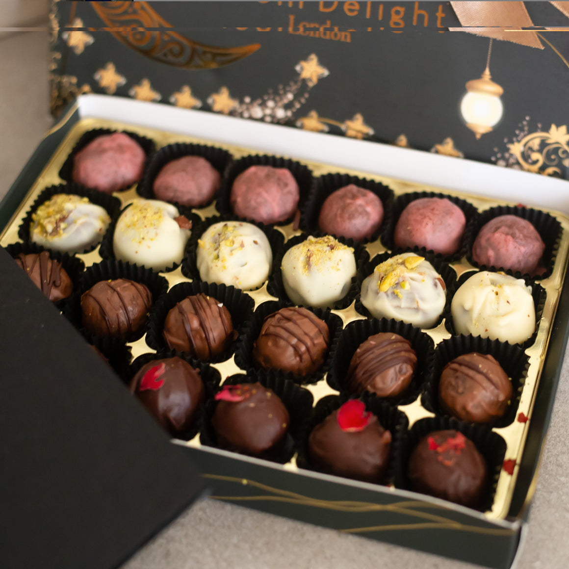 Bloom Delight Eid Date and Chocolate Truffles LIMITED EDITION