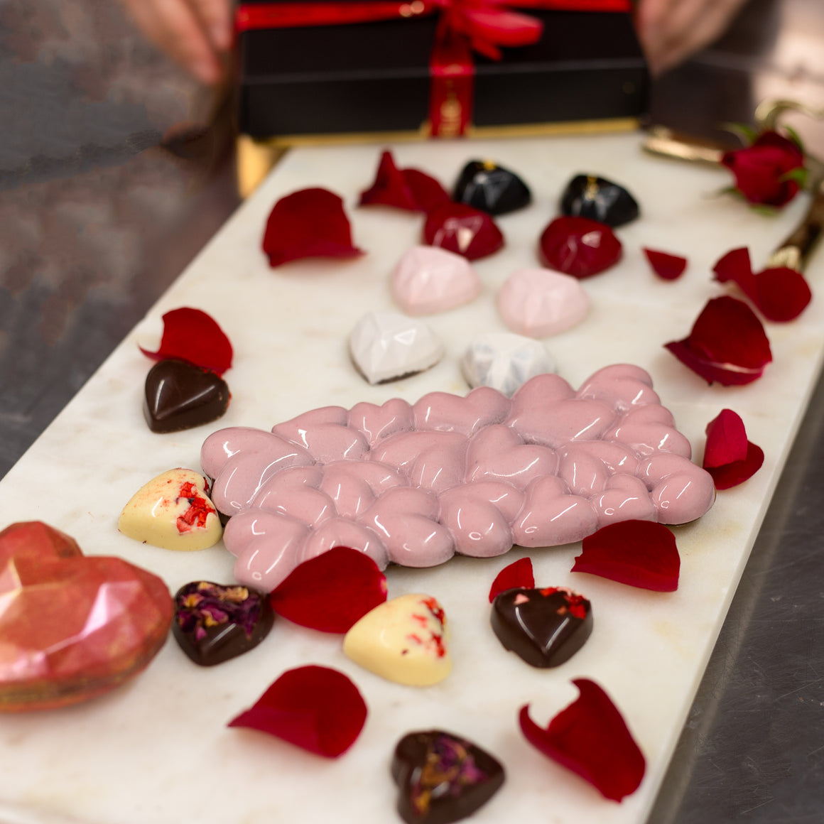 Bloom Delight London Romantic Chocolate Gift Box