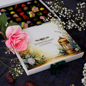 Bloom Delight Ramadan Spring Chocolate Box – A Luxury Selection of 36 Exquisite Flavours