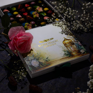 Bloom Delight Ramadan Spring Chocolate Box – A Luxury Selection of 36 Exquisite Flavours