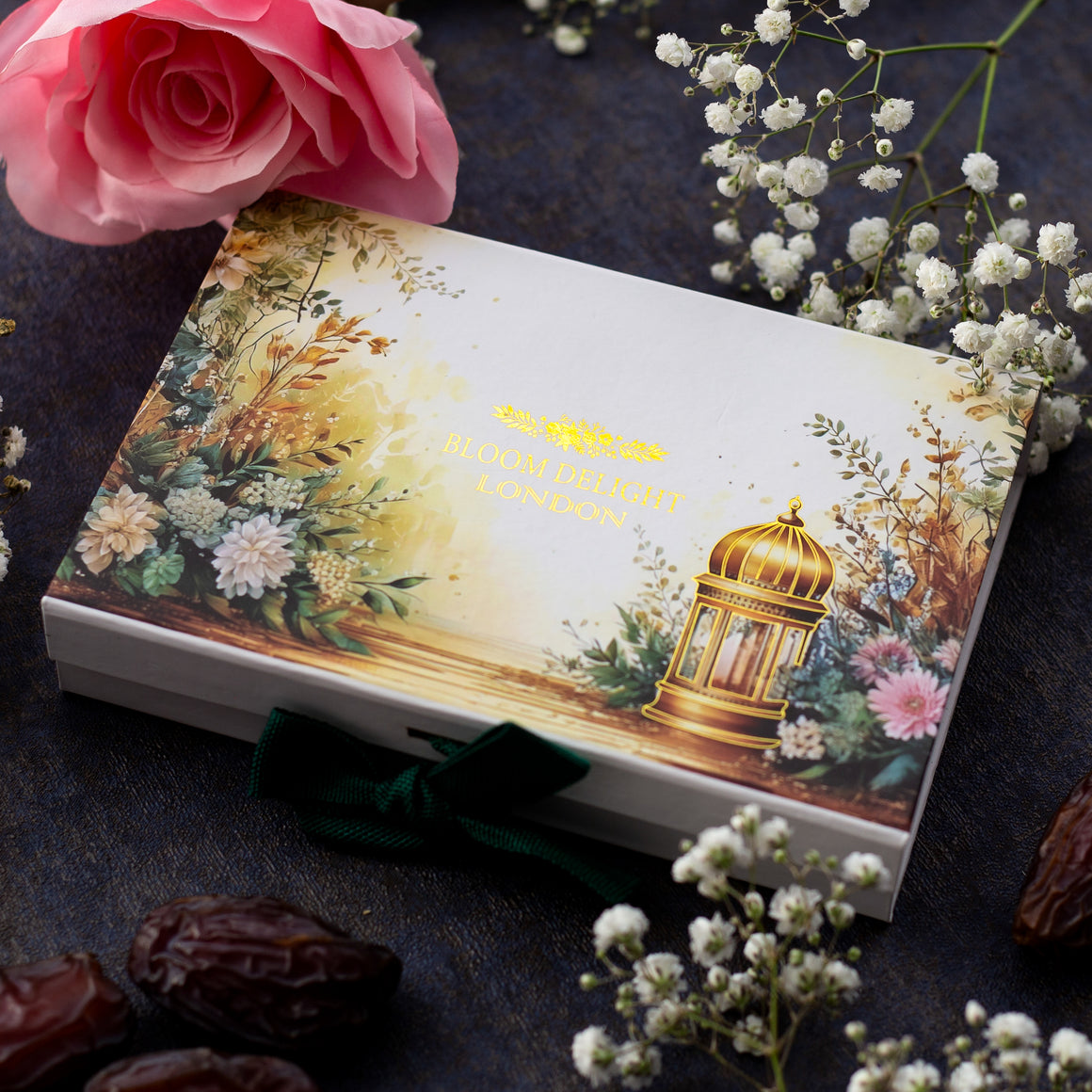 Bloom Delight Ramadan Spring Chocolate Box – A Luxury Selection of 12 Exquisite Flavours