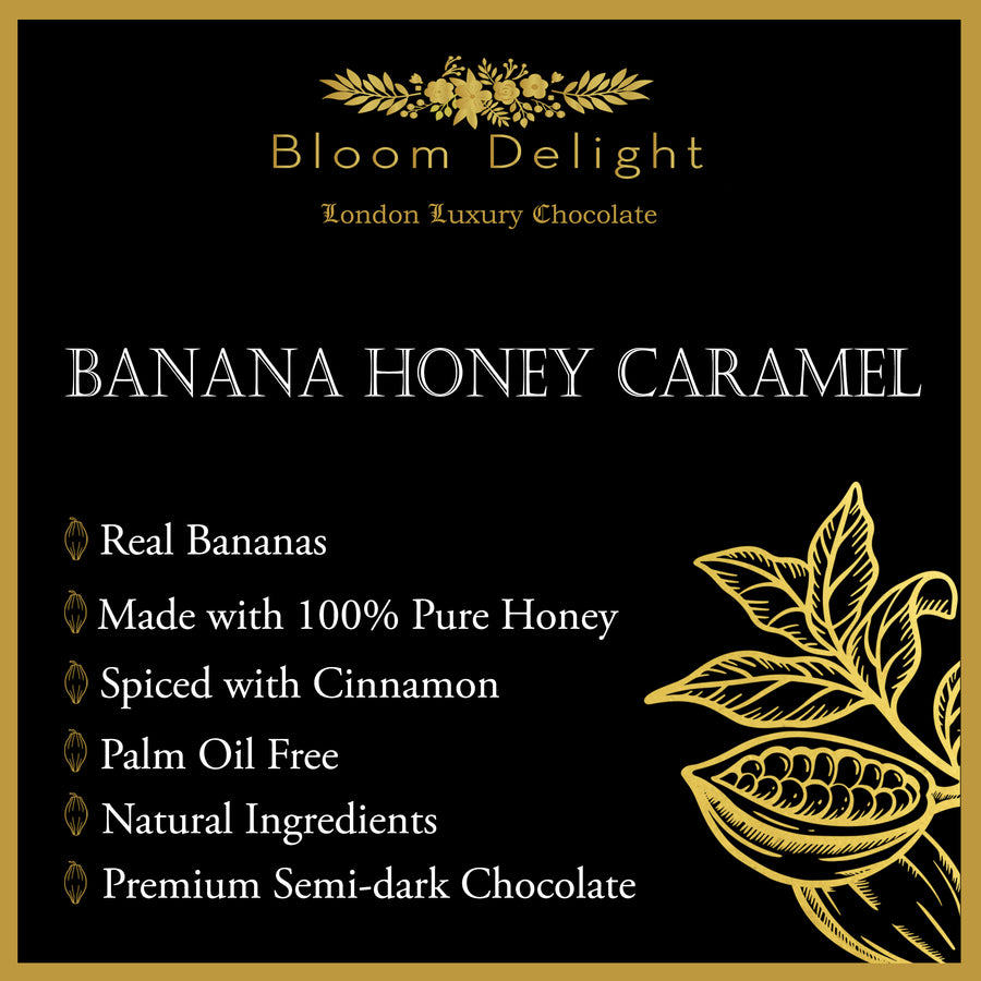 Bloom Delight Banana and Cinnamon Honey Caramel Spread