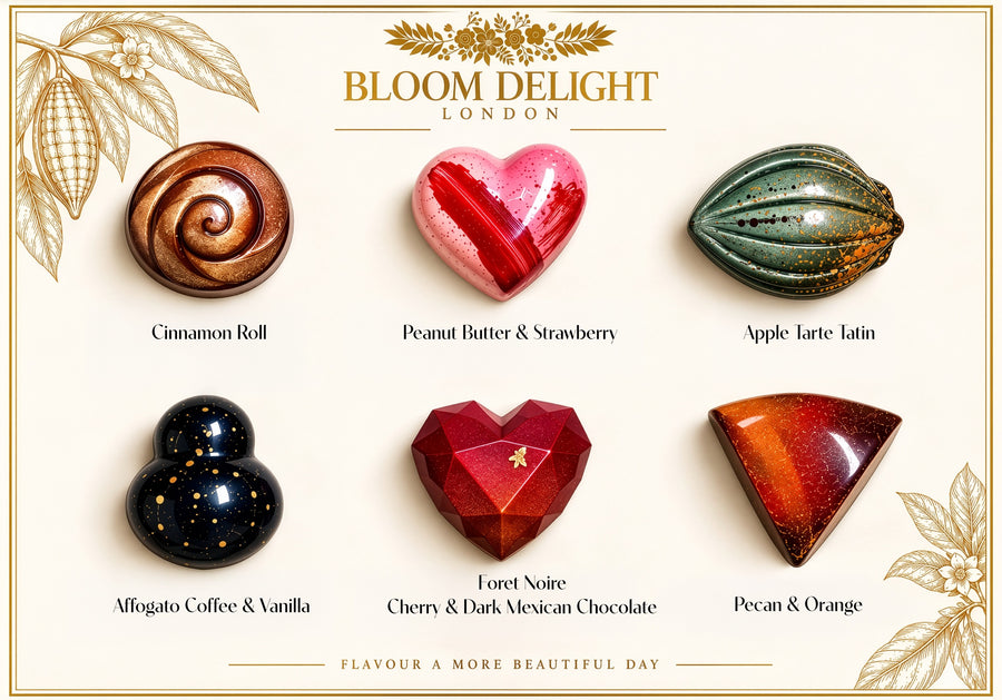 Winter Chocolate Collection box of 12